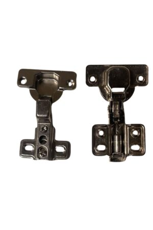 Dobradiças curva copo de 35mm com pistão (amortecimento)