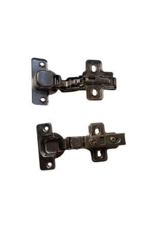 Dobradiças reta reforçada copo de 35mm com pistão (amortecimento)